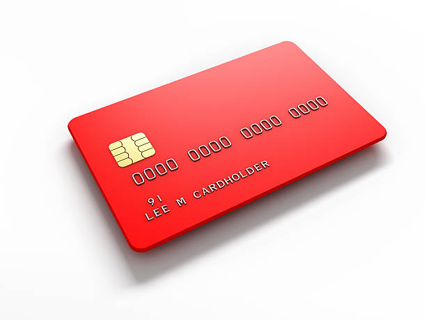 blank credit card stock photo