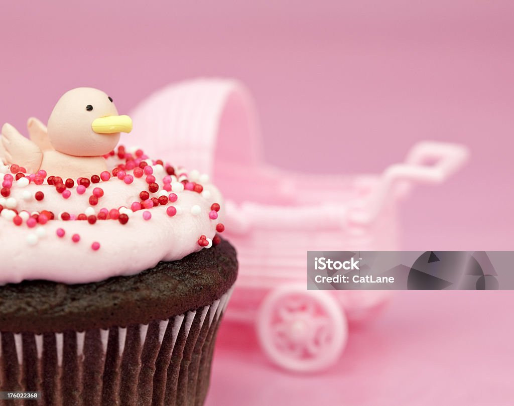 Novo Bebê Menina Cupcake - Foto de stock de Acontecimentos da Vida royalty-free