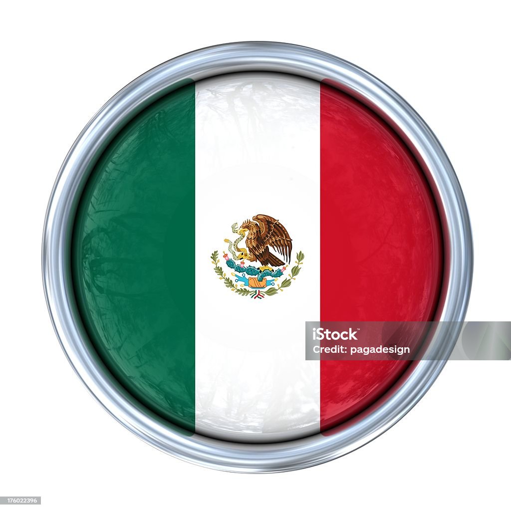 Мексиканский флаг на пуговицах - Стоковые фото Без людей роялти-фри