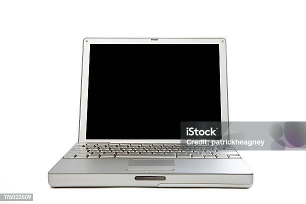 Laptop Mit Vektorisoliert Bildschirm Stockfoto und mehr Bilder von Ausrüstung und Geräte - Ausrüstung und Geräte, Berufliche Beschäftigung, Clipping Path