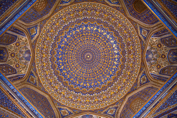 istock Mosaics and patterns from Asian buildings 176023044