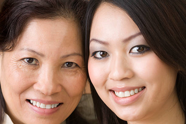 istock Asian Mother and Daugther Close-up 176023190