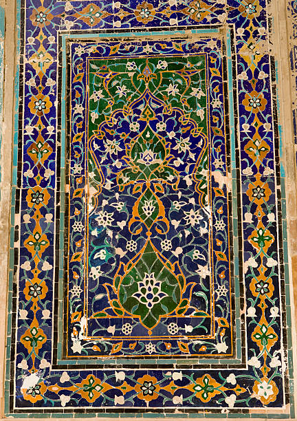 istock Mosaics and patterns from Asian buildings 176023246