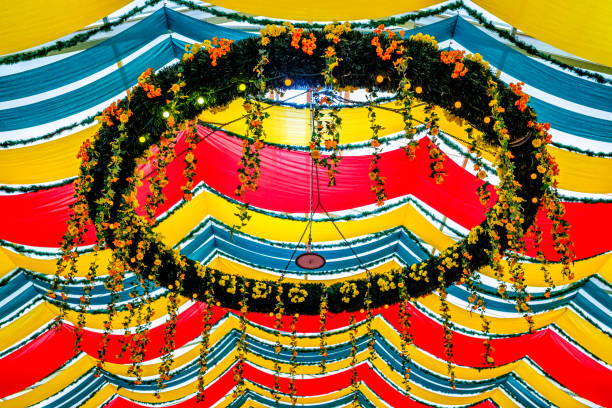 typical decoration at a bavarian beerhall - photo