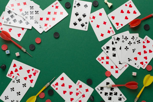 istock Different board games on color background, top view 1760244538