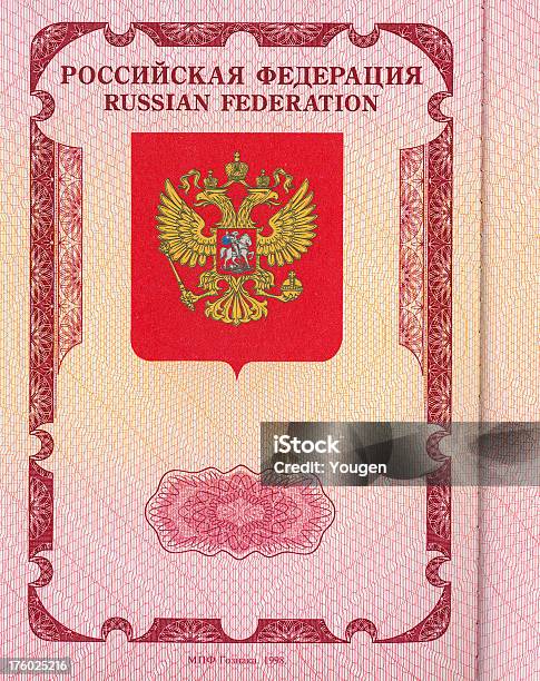 Foto de O Passaporte Rússia e mais fotos de stock de Rússia - Rússia, Povo Russo, Cultura Russa