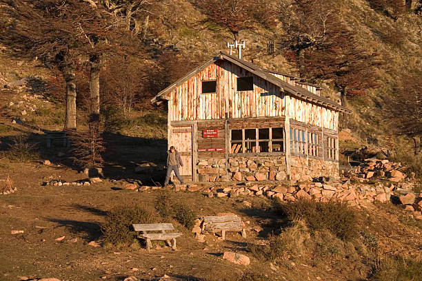 refugio patagonia - cadetral foto e immagini stock