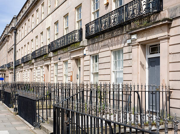 istock Georgian terraced houses 176025743