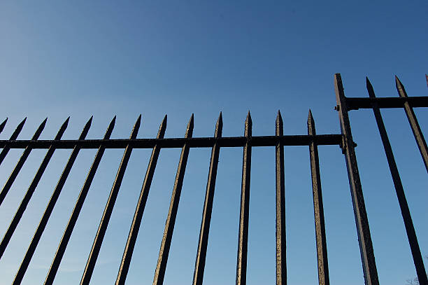 istock Metal Fence 176025926