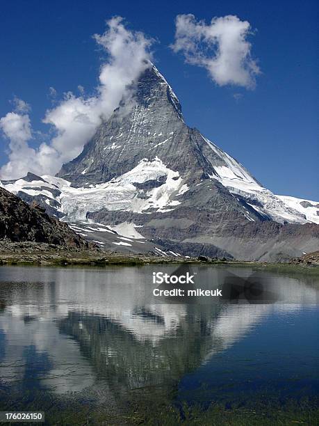 알프스 마테호른 산 얼굴 Switzerland 경관에 대한 스톡 사진 및 기타 이미지 - 경관, 높은 곳, 눈-냉동상태의 물