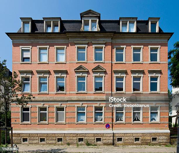 Social Housing In Germany Dresden Building From 1900 Stock Photo - Download Image Now