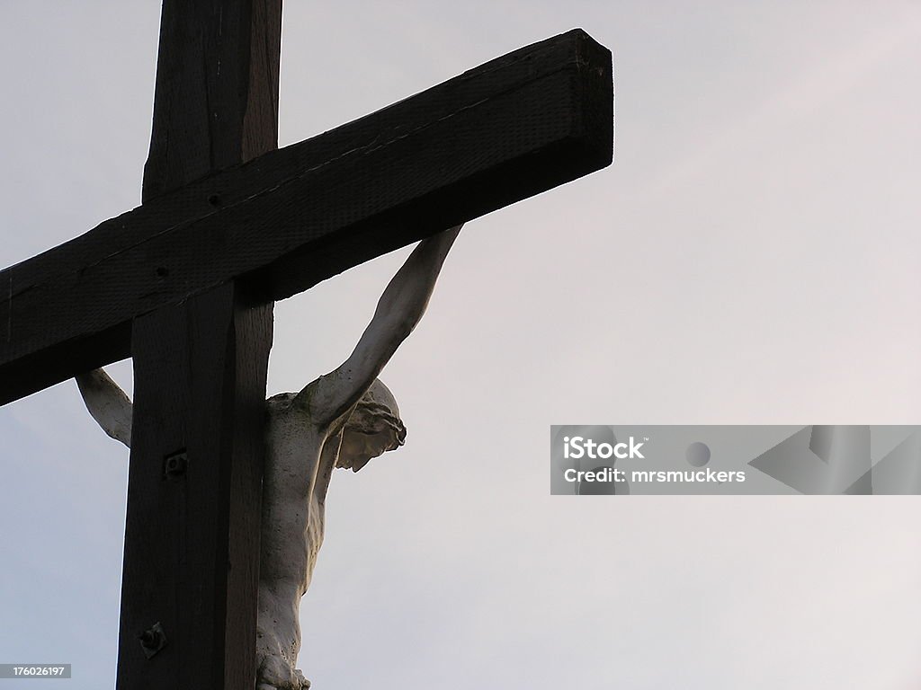 Christ no Cross - Foto de stock de Conceito royalty-free