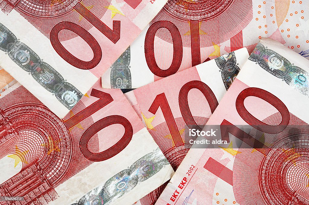 Euro argent - Photo de Activité bancaire libre de droits