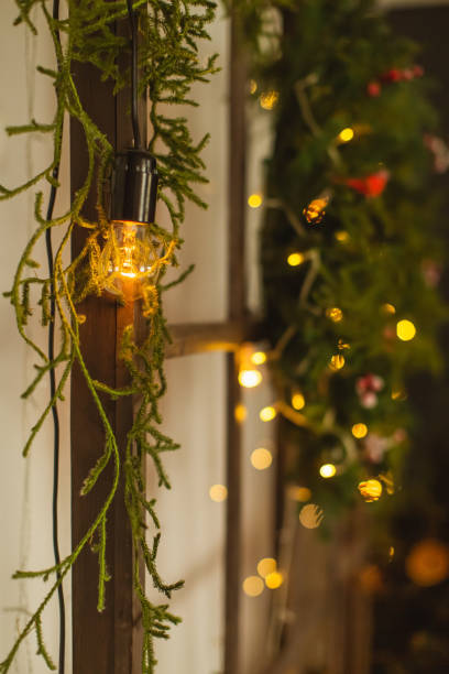 istock Garland. New Year concept. Christmas background 1760269361