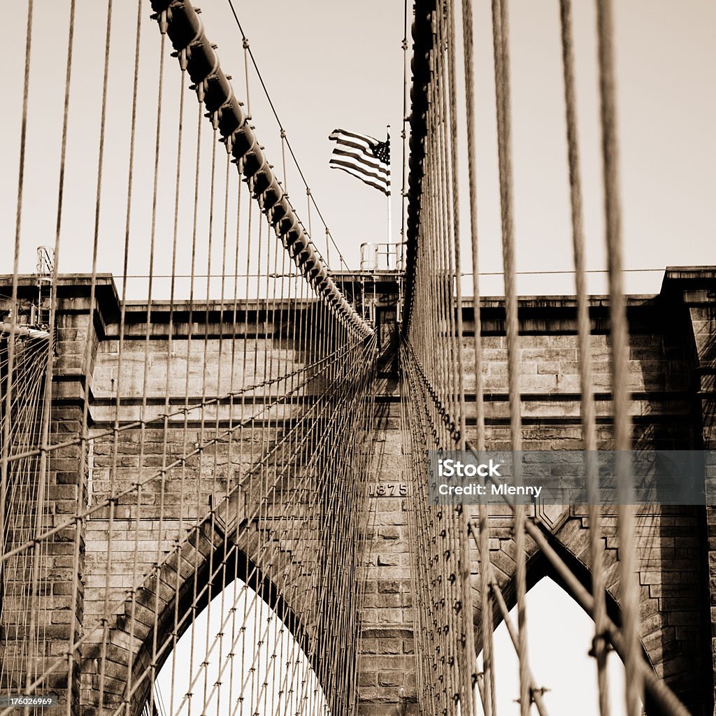 Brooklyn Bridge New York - Lizenzfrei Fotografie Stock-Foto