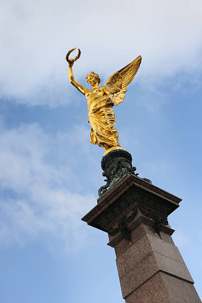 istock Golden Angel holding a Laurel Wreath - Vienna 176027258