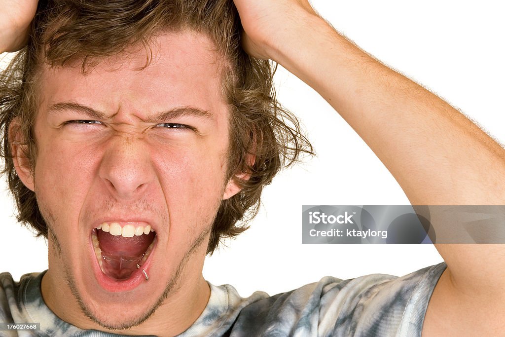 Frustrado adolescentes - Foto de stock de Brinco de Lábio royalty-free