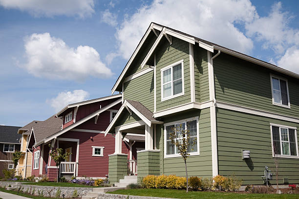 istock Colorful single family homes 176027687