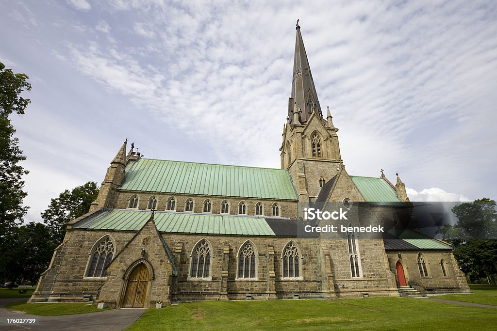 Christ Church Cathedral Fredericton "Christ Church Cathedral, a landmark in Fredericton. Opened in 1853.More New Brunswick:" Canada Stock Photo