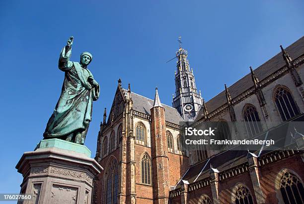 Dutch City Of Haarlem Stock Photo - Download Image Now - Antique, Arts Culture and Entertainment, Blue
