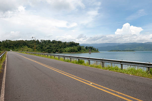 istock Road over the Dam at Arenal Lagoon 176028623