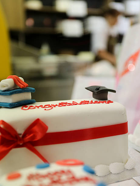 istock Marzipan Covered Decorated cakes in display 176028939