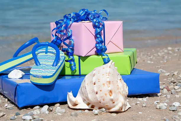 Photo of Presents on Beach