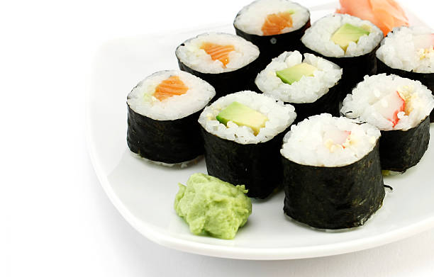 maki sushi stock photo