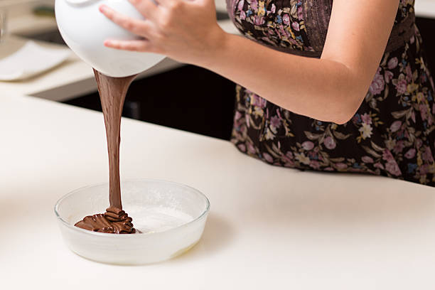 istock Pouring cake dough in a mold 176032168