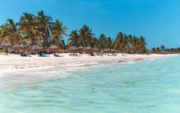 Beach of Cayo Levisa - an island of Cuba stock photo