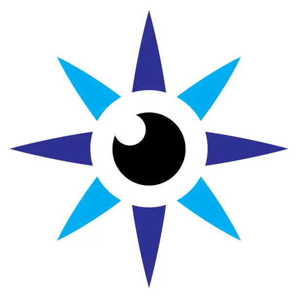 Vector illustration of Graphic Eye Icon