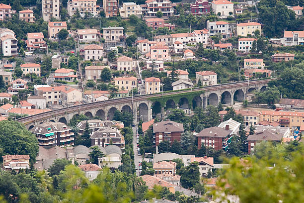 istock Trieste Suburban detail Aerial view 176041854
