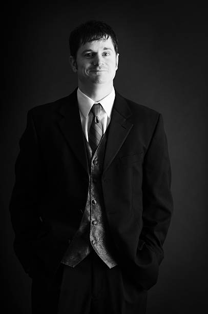 istock Young Man in Suit, Tie & Vest 176042599