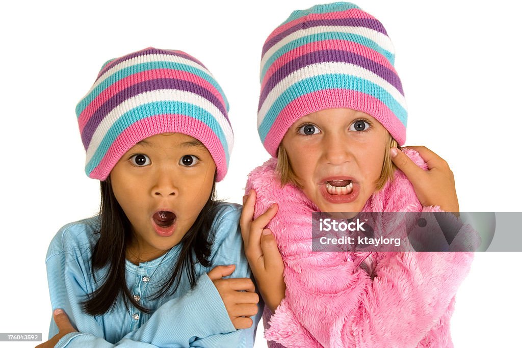 Kalte kleine Mädchen - Lizenzfrei Kind Stock-Foto