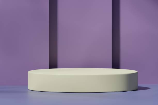 istock Scene with a podium for product presentation, 3d rendering 1760442735