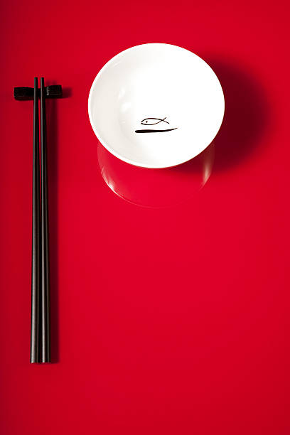 istock Asian bowl and chopsticks 176044374