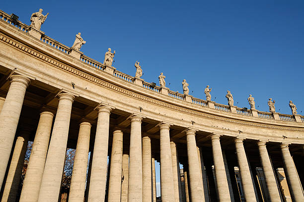Bernini's Colonnade Piazza San Pietro Rome Italy