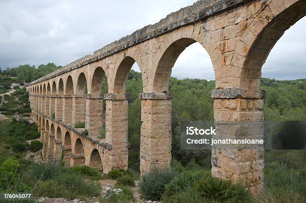 Ancient Roman Aqueduct In Tarragona Spain Stock Photo - Download Image Now - Old Ruin, Tarragona Province, Ancient