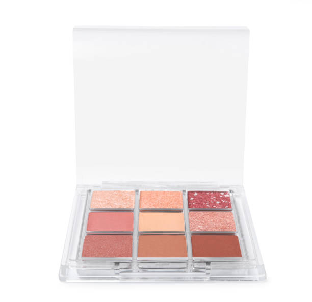 istock Beautiful eye shadow palette isolated on white 1760452185