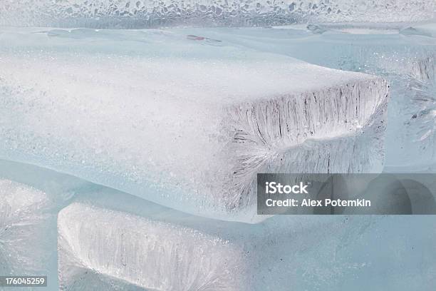 Ice Häuserblocks Stockfoto und mehr Bilder von Abstrakt - Abstrakt, Bildhintergrund, Blau