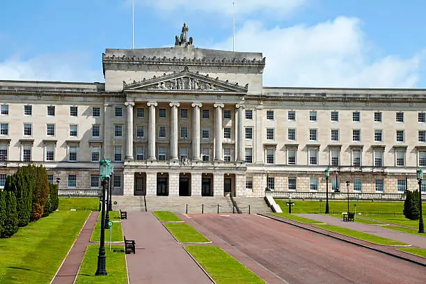 "The Parliament buildings of Northern Ireland are known as Stormont, because of their location in the Stormont area of Belfast.It was designed by Sir Arnold Thornley and built in classical Greek style, fronted in Portland Stone and opened in 1932.It is the seat of the Northern Ireland Assembly and the Northern Ireland Executive."