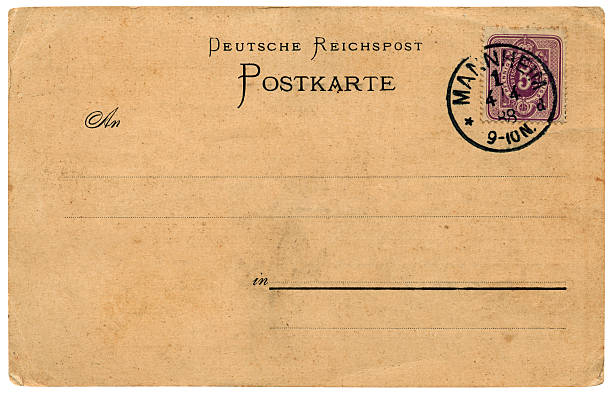 istock German postcard, posted in 1888 176047232