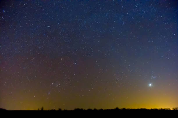 istock closeup Orion constellation  on night starry sky 1760478742
