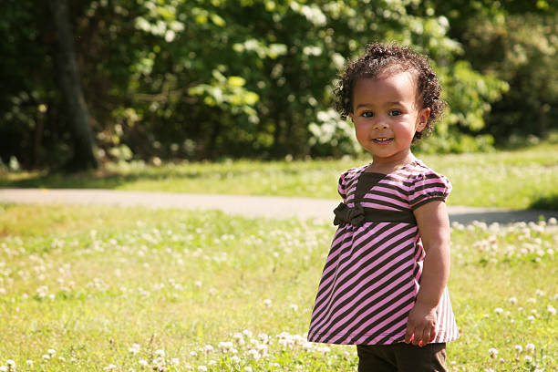Cute Little Girl Portraits stock photo