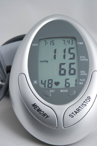 Blood pressure monitoring machine.