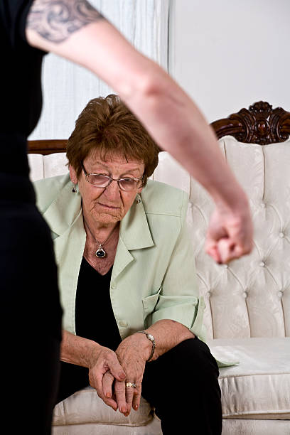istock Domestic abuse of seniors 176048242