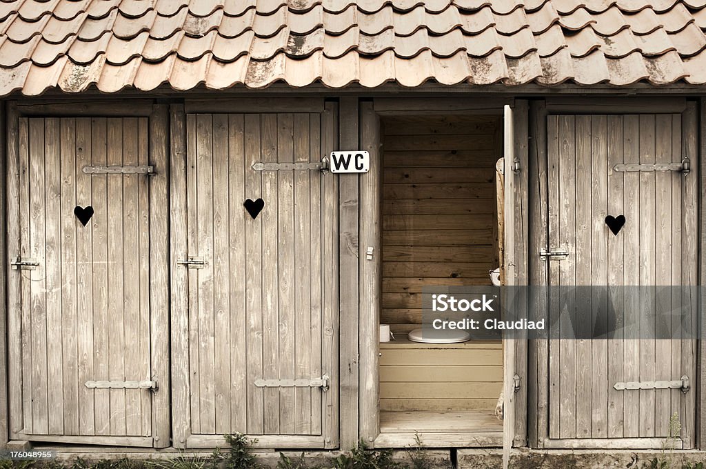 WC Türen - Lizenzfrei Alt Stock-Foto