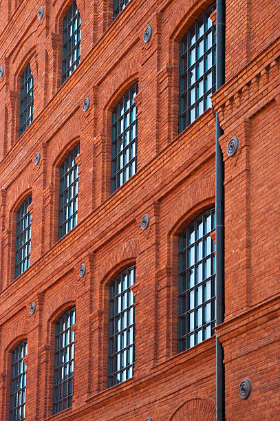 istock brick building - old textile factory 176048988