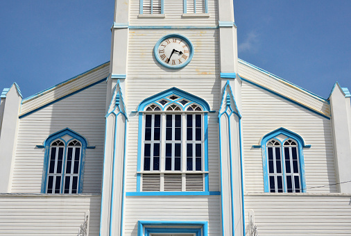 Georgetown, Guyana: Christ Church Anglican Church - wooden church established in 1834 - Georgian and Victorian architecture - Waterloo Street, North Cummingsburg.