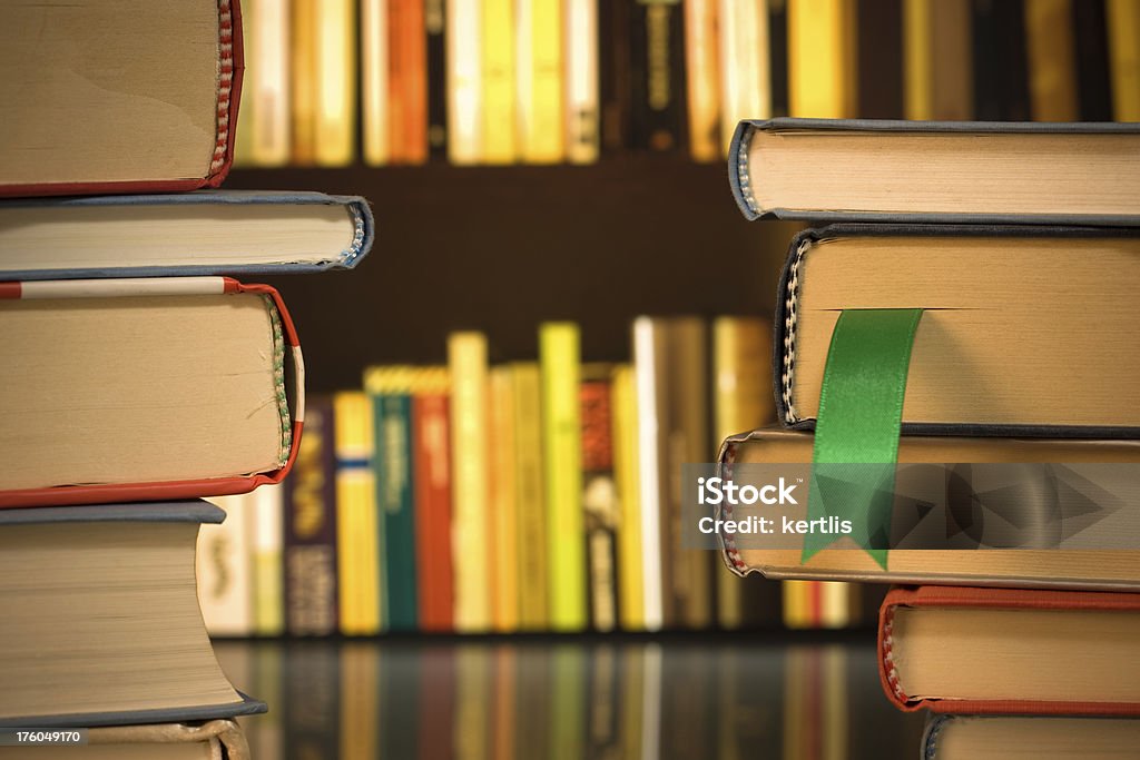 Biblioteca (variedade de livros - Royalty-free Aprender Foto de stock